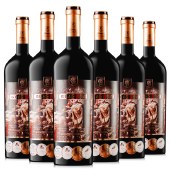 法国原瓶进口 卡迪亚克教皇干红葡萄酒 精美礼盒装750ml*6瓶