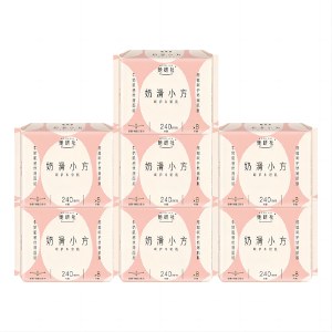 她研社奶滑小方棉柔卫生巾日用240mm*8片*7包【共56片】