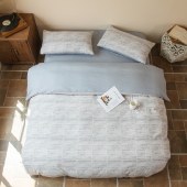 無印良品有氧棉四件套-酷派生活MJ-TJ25-79 床上用品被套床单枕套双人床上四件套