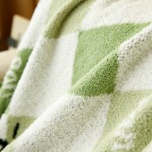 唐纳家纺雪花绒提花毯-熊心相伴TN-BK24041 110cm*145cm 午睡毯沙发毯子空调毯盖毯毛毯