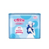 七度空间优雅系列超薄丝柔卫生巾组合52片装 日用夜用姨妈巾护垫迷你巾套装