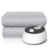 彩虹驱潮保暖除螨磨毛面料双人恒温水暖毯