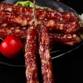 【特惠组合】沧洲金香腊肠【350g/袋】+ 东方喜炮中国红 52度浓香型白酒 500ml单瓶装