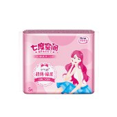 七度空间优雅系列超薄丝柔卫生巾组合52片装 日用夜用姨妈巾护垫迷你巾套装