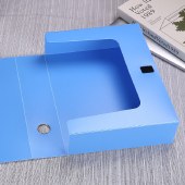 晨光（M&G）档案盒文件收纳整理 耐用牢固粘扣A4文件盒资料盒 单个装