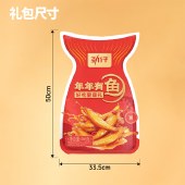 【劲仔】年年有鱼袋装466g 劲仔小鱼干豆干鹌鹑蛋零食大礼包