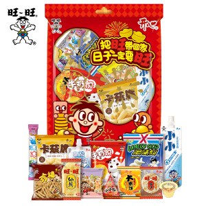 【旺旺】 旺日子（大）800g 旺旺仙贝旺旺雪饼浪味仙大米饼干果冻棒棒冰零食大礼包