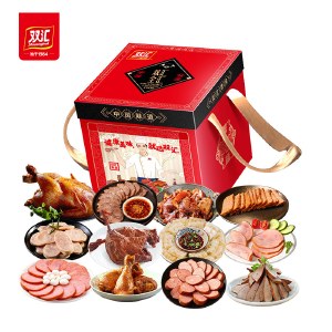 双汇熟食.全汇3800g 卤肉牛肉卤味猪头肉卤猪肝烤肉排鸭腿烤火腿礼盒肉类下酒菜