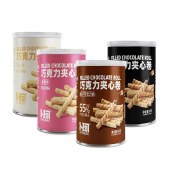 卜珂 巧克力夹心卷组合装680克 饼干糕点心零食品 4口味随机8罐