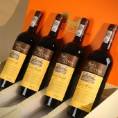 【礼盒4支装】杰森巴顿·雾凇古堡干红葡萄酒澳洲进口红酒礼盒 西拉干红葡萄酒