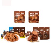 卜珂巧克力口味零食组合装420克 饼干糕点心零食品