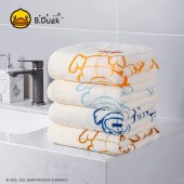 B.Duck小黄鸭珊瑚绒浴巾220 单条装