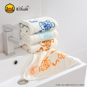 B.Duck小黄鸭珊瑚绒毛巾3条装788