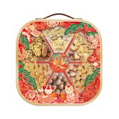 沃隆合家团圆1.45kg 零食坚果礼盒年货礼盒