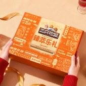 【三只松鼠】臻萃乐礼1380g 坚果礼盒苏打饼干乳酸菌零食大礼包