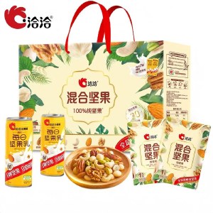 洽洽 每日坚果礼盒30日装750g+480ml 零食坚果礼盒年货礼盒