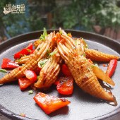 深海兄弟火箭鱿鱼500g*2包 烧烤火锅食材冷冻批发商用冷冻水产品