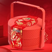 徐福记双层提篮520g 新年年货糖果零食礼盒