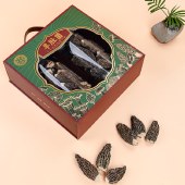 海滋冠羊肚菌礼盒装80g 山珍干货干菌菇类 煲汤火锅食材