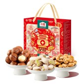 沃隆富贵满满1.21kg 零食坚果礼盒年货礼盒
