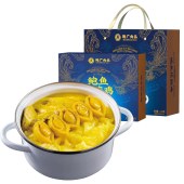 佬廣食品鲍鱼花胶鸡礼盒1600g 加热即食鲍鱼海参海鲜半成品预制菜佛跳墙家庭装