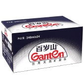 百岁山 矿泉水348ml*24瓶 饮用水整箱装