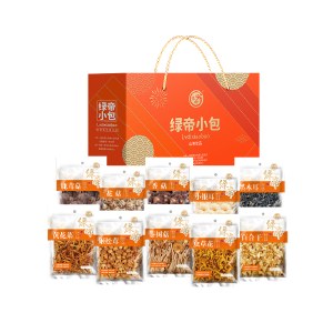 绿帝山肴佳品菌菇类礼盒490g 菌菇干货礼盒