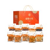 绿帝山肴佳品菌菇类礼盒490g 菌菇干货礼盒