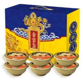 节日礼品金宝盆佛跳墙生鲜海参鲍鱼 加热即食大盆菜 福礼 488型 纳福佛跳墙（240g*6罐）