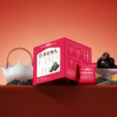 五谷磨房 红色-黑芝麻丸（无糖）108g 五黑丸0蔗糖健康零食