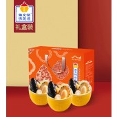 海文铭佛跳墙福禄寿礼盒750g 加热即食250g*3罐礼盒罐装鲍鱼海参预制菜