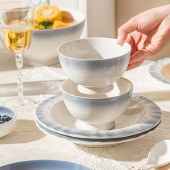 康宁CORELLE BRANDS 名瓷系列 蓝色多瑙河20件套CB-YZT700-TG/KZ