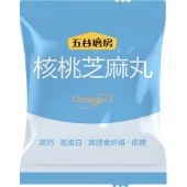 五谷磨房 核桃芝麻丸84g 即食零食黑芝麻丸独立包装