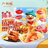 小胡鸭-来财鸭卤味大礼包350g 鸭舌鸭锁骨鸭脖凤爪零食礼包
