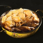 佬廣食品发财大盆菜礼盒1500g 加热即食 鲍鱼海参海鲜半成品预制菜佛跳墙礼盒装