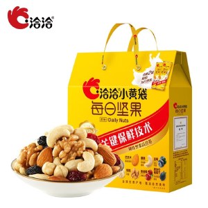 洽洽每日坚果23g*15袋（屋顶盒版/内赠喝的每日坚果乳） 零食坚果礼盒年货礼盒
