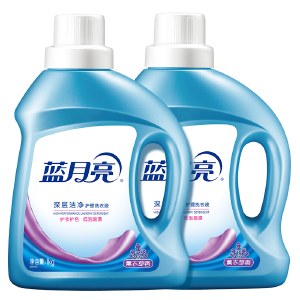 蓝月亮薰衣草香深层洁净洗衣液1kg*2瓶