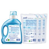 蓝月亮薰衣草亮白增艳洗衣液1kg+袋500g*3