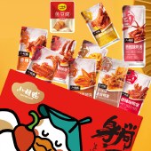 小胡鸭-百味礼盒plus 1280g 卤味香辣鸭脖鸭锁骨鸭翅鸭掌肉类零食礼包