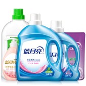 蓝月亮薰衣草深层洁净洗衣液2kg+自然香洁净洗衣液3kg+薰衣草绿色柔顺剂袋装500g+柔润樱花内衣专用洗衣液500g+衣物消毒液1kg