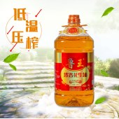 鲁王浓香花生油4L 低温压榨食用油