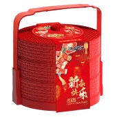 徐福记三层提篮800g 新年年货糖果零食礼盒