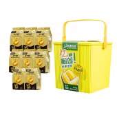 有零有食-334g亿桶榴莲（9袋冻干水果收纳桶装）*黄桶 冻干果干零食桶