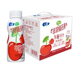 太慕越南进口果汁100%车厘子汁330ml*6瓶
