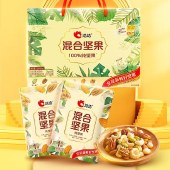 洽洽 每日坚果礼盒15日装375g+480ml 零食坚果礼盒年货礼盒