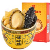 海文铭辽参佛跳墙1500g 加热即食金汤鲍鱼海参花胶预制菜盒装 250g*6盒