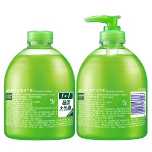 蓝月亮洗手液超值组合套装 芦荟抑菌洗手液瓶500g*2+瓶补500g*2