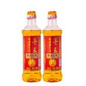 鲁王古法压榨特香花生油500ml*2瓶 食用油