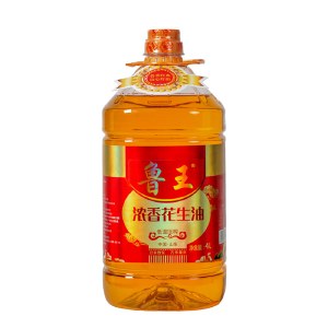 鲁王浓香花生油4L 低温压榨食用油