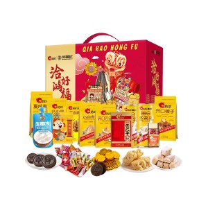 【洽洽&徐福记】 洽好鸿福2988g 零食坚果糖果礼盒年货礼盒